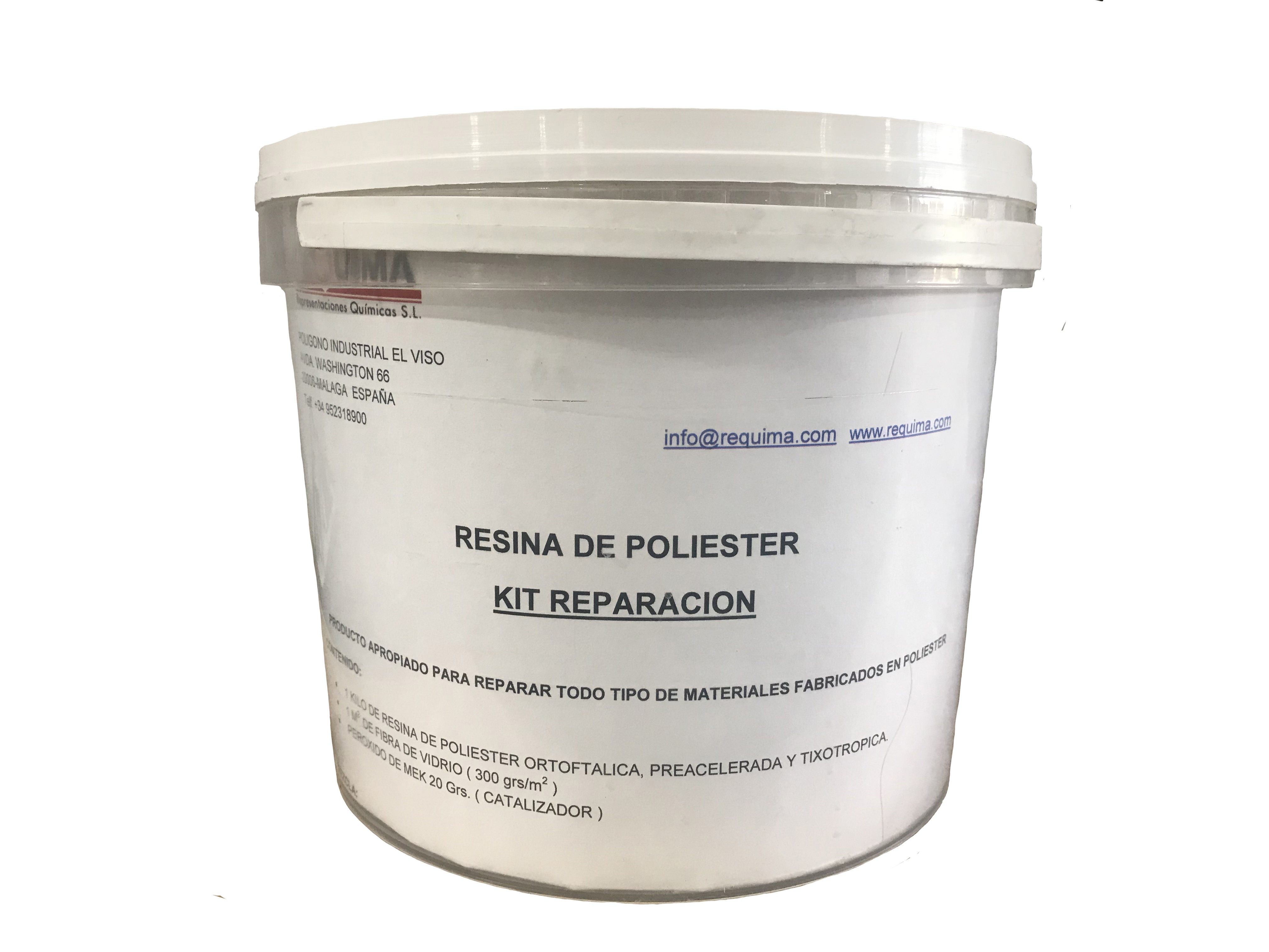 Kit Reparación de Poliester 5kg para reparaciones